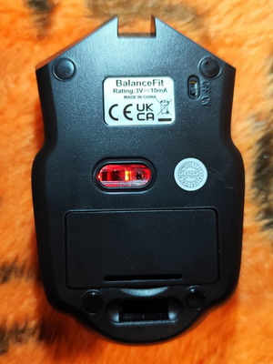 Gaming mouse wireless used, red, 2.4G