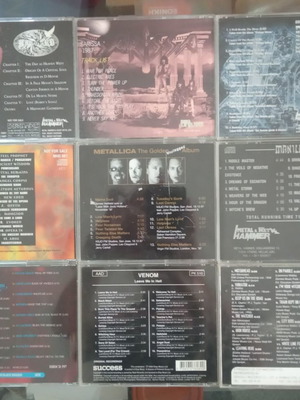 Metal hammer CDs used, lot