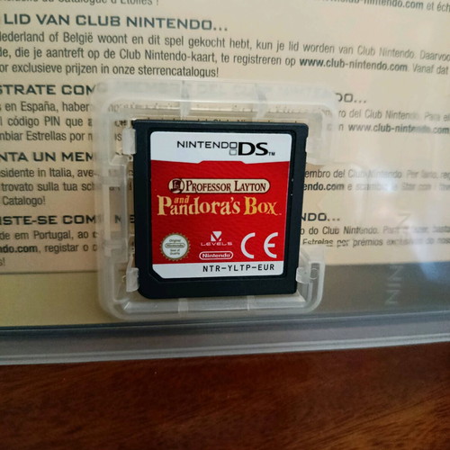 Professor Layton and Pandora's Box Nintendo DS game like new, English version