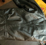 Leather jacket used, size M, black