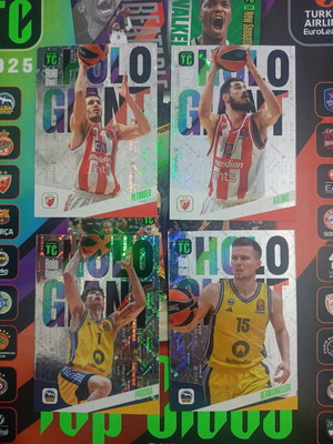 HOLO GIANT EUROLEAGUE TOP CLASS ALBA και ZVEZDA.