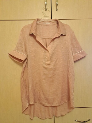 BSB Jeans satin blouse pink size Small used