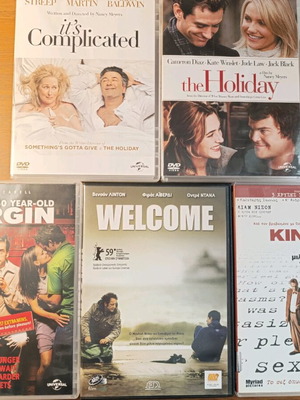 DVD movie pack of 5 like new, comedy, social, drama with subtitles