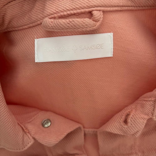 Pink denim jacket Samsoe & Samsoe new, organic cotton