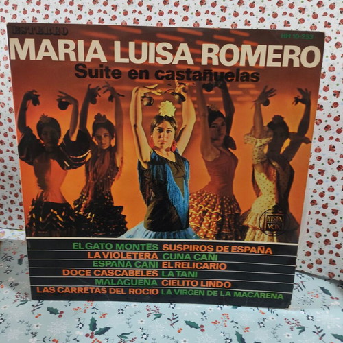 Maria Luisa Romero Suite En Castañuelas vinyl record used, Latin