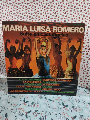Maria Luisa Romero Suite En Castañuelas δίσκος βινύλιο μεταχειρισμένο, Latin