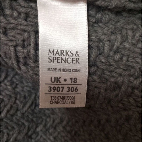 Marks & Spencer women's transitional cardigan graphite gray like new, XXL-XXXL