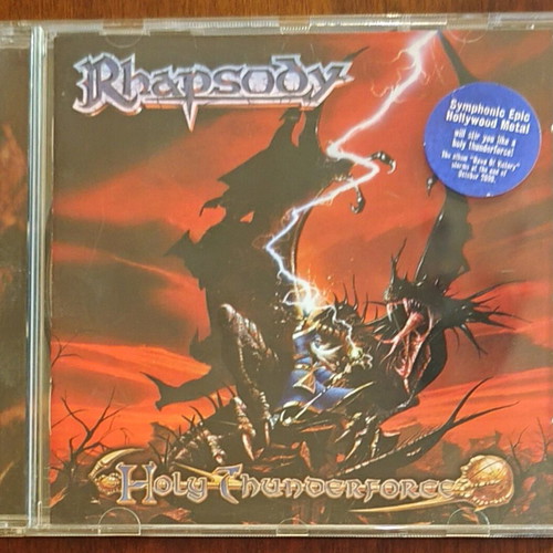 Rhapsody Holy Thunderforce CD Maxi-Single like new, rare edition