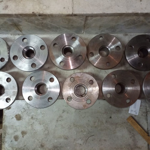 DIN 40 lathe flanges with 1 1/2 inch nipples, pack of 10