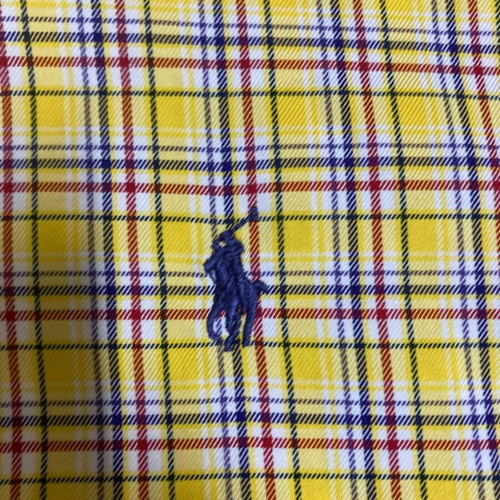 Ralph Lauren Blake Oxford long shirt, yellow check, XXL