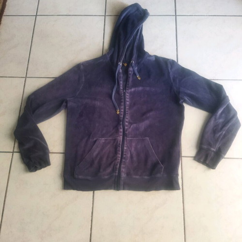 SugarFree cardigan used, blue, broken zipper