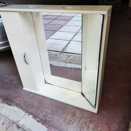 Bathroom cabinet with mirror used 75x16x76 height