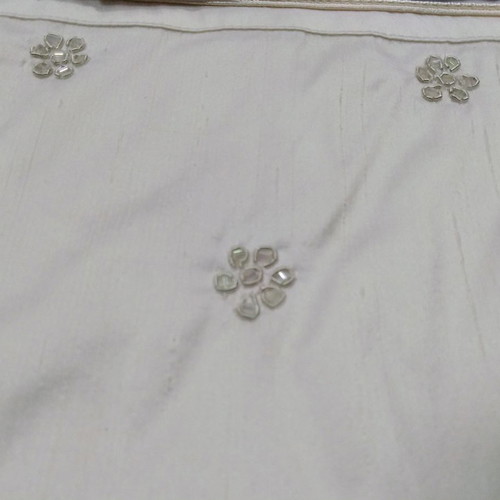 Cotton satin bed sheet set with embroidery and pillowcases 2.40x2.60