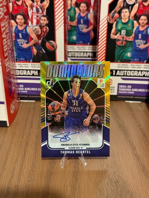 Panini Donruss Euroleague Thomas Heurtel 1/10 Gold Dominators Auto new
