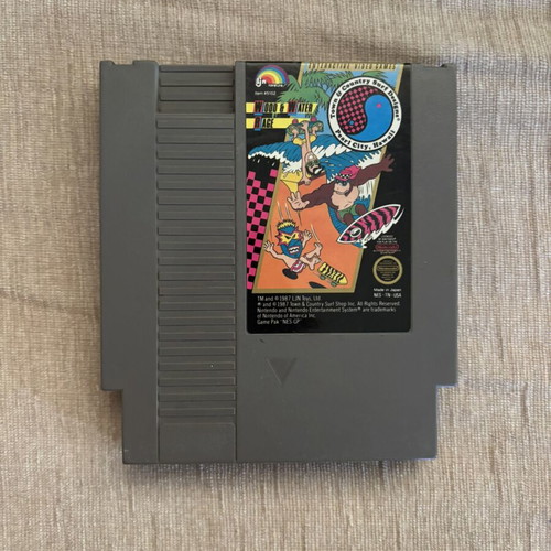 Town & Country Surf Designs Nintendo NES NTSC game, American exclusive