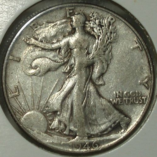 Νόμισμα Walking Liberty Half Dollar 1946 μεταχειρισμένο, ΗΠΑ