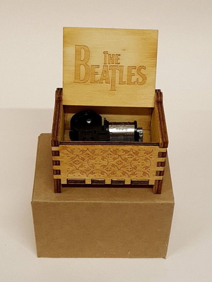 Μουσικό κουτί Let it be των Beatles καινούργιο, ξύλινο