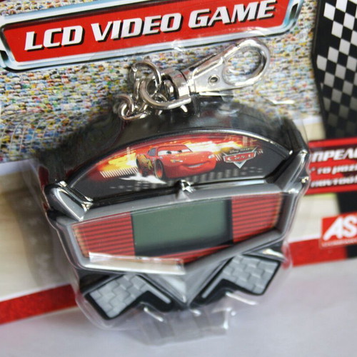2008 Cars Color Electronic Handheld LCD Game Keychain McQueen new