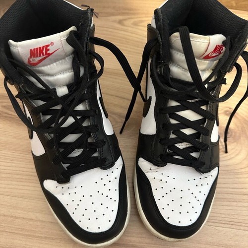 Nike Dunk Panda High used, size 38.5
