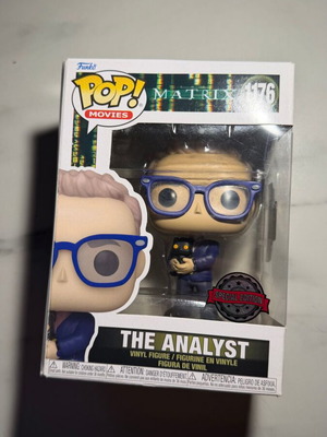 Funko Pop! Movies Matrix The Analyst 1176 Special Edition new