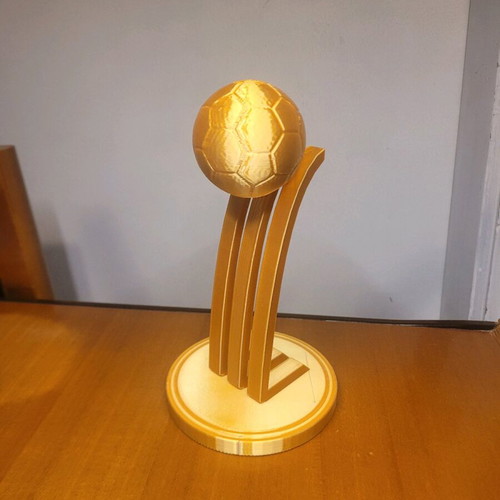 World Cup top player trophy new, height 18cm