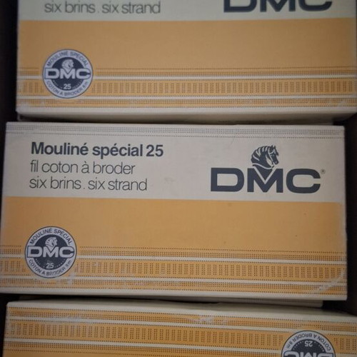 DMC mouline embroidery threads, new, assorted codes