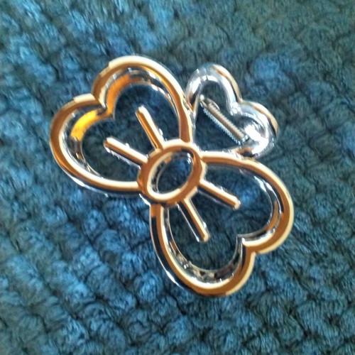 Klamer hair clip new silver color