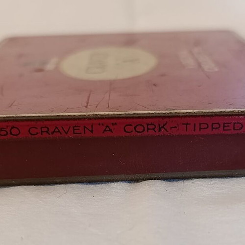 Virginia Craven A cigarette box used, London 1950