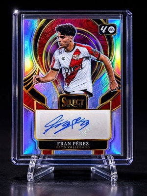 2025-26 Panini Select La Liga Fran Perez Silver Prizm Signatures Auto #SS-FP
