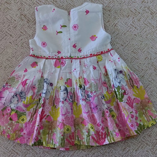 Dress for 12 months like new with matching diaper cover