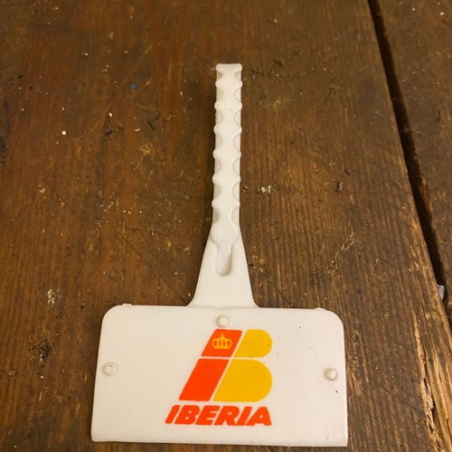 Iberia luggage tags used, set of 2 pieces