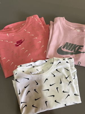 Nike μπλούζες κοριτσιών σαν καινούργιες, πακέτο 3, μεγέθη medium έως XL