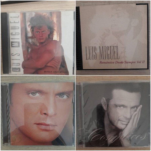 Luis Miguel CD collection used, 15 CDs, Latin