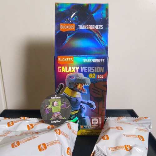 Transformers Blokees Galaxy Version Megatron, Mixmaster and Long Haul like new