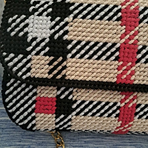 Handmade crossbody bag new with rare design and embroidery