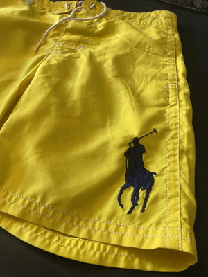 Polo Ralph Lauren κίτρινο μαγιό βερμούδα για αγόρι 6 ετών