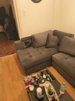 Corner sofa in U shape