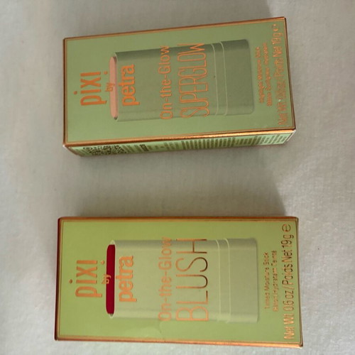 Pixi On-the-Glow Blush and Superglow Highlighter Stick Set