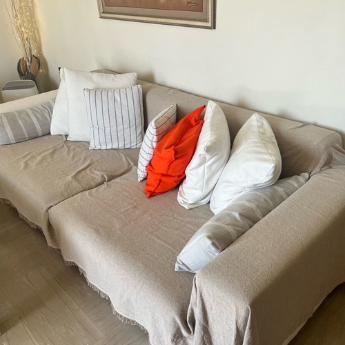 Three-seater sofa used