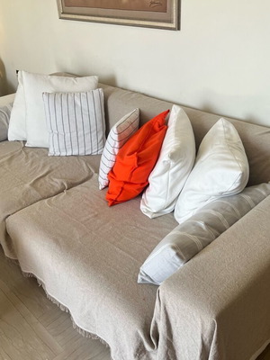 Three-seater sofa used
