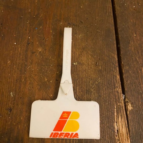 Iberia luggage tags used, set of 2 pieces