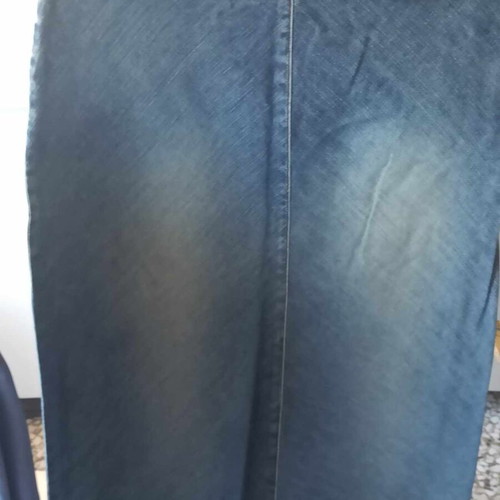 Marks & Spencer long skirt blue used, size 14 UK