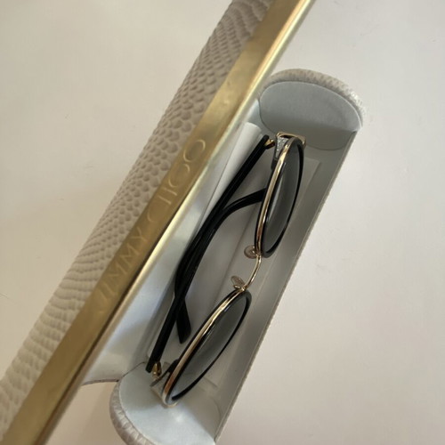 Jimmy Choo Andie/S J7QM3 round glitter sunglasses