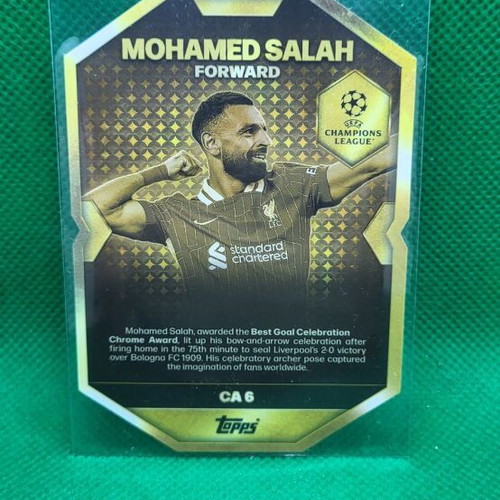 M. Salah Best Goal Celebration Match Attax 2026 Fan Award κάρτα καινούργια