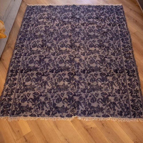 Traditional Woolen Woven Bedspread like new, 1.90x1.60 m