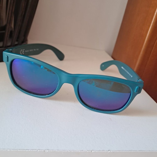 Invu K2015E polarized kids sunglasses, matte petrol