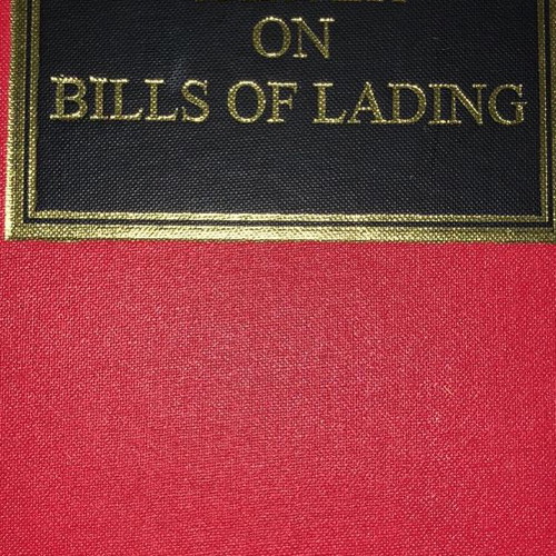 Carver on Bills of Lading professional book new