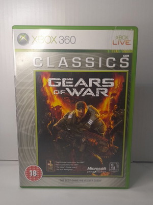 Gears of War Xbox 360 like new, English edition with manual
