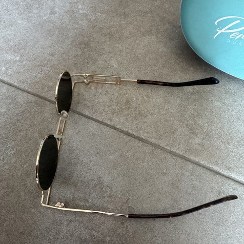 Pervedere sunglasses new, brown and gold