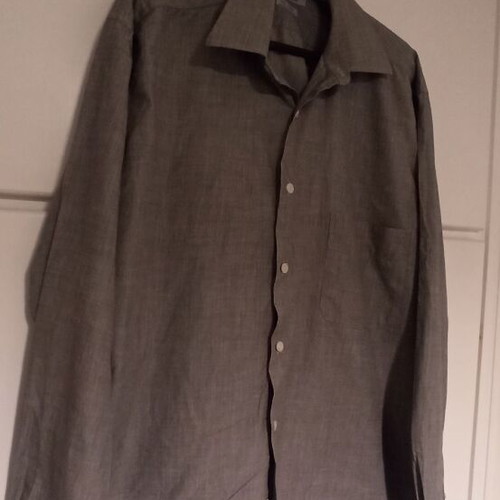 Men's cotton shirt Zara gray like new, size M